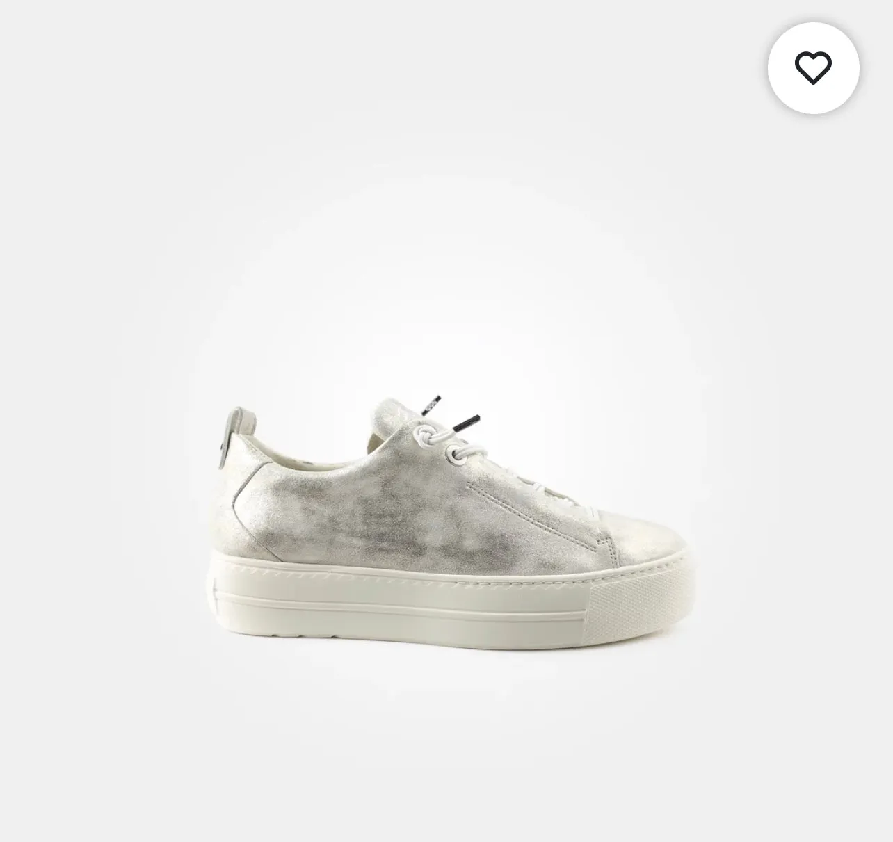 Paul Green - 5017 Gold Elastic Slip On Trainer