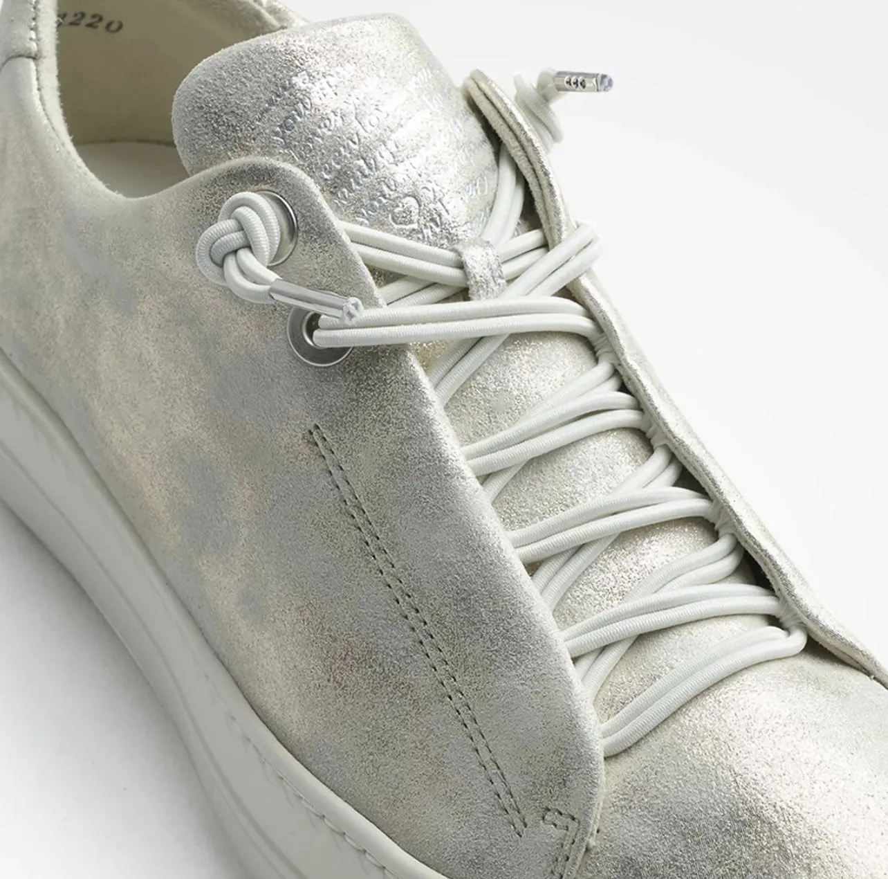 Paul Green - 5017 Gold Elastic Slip On Trainer