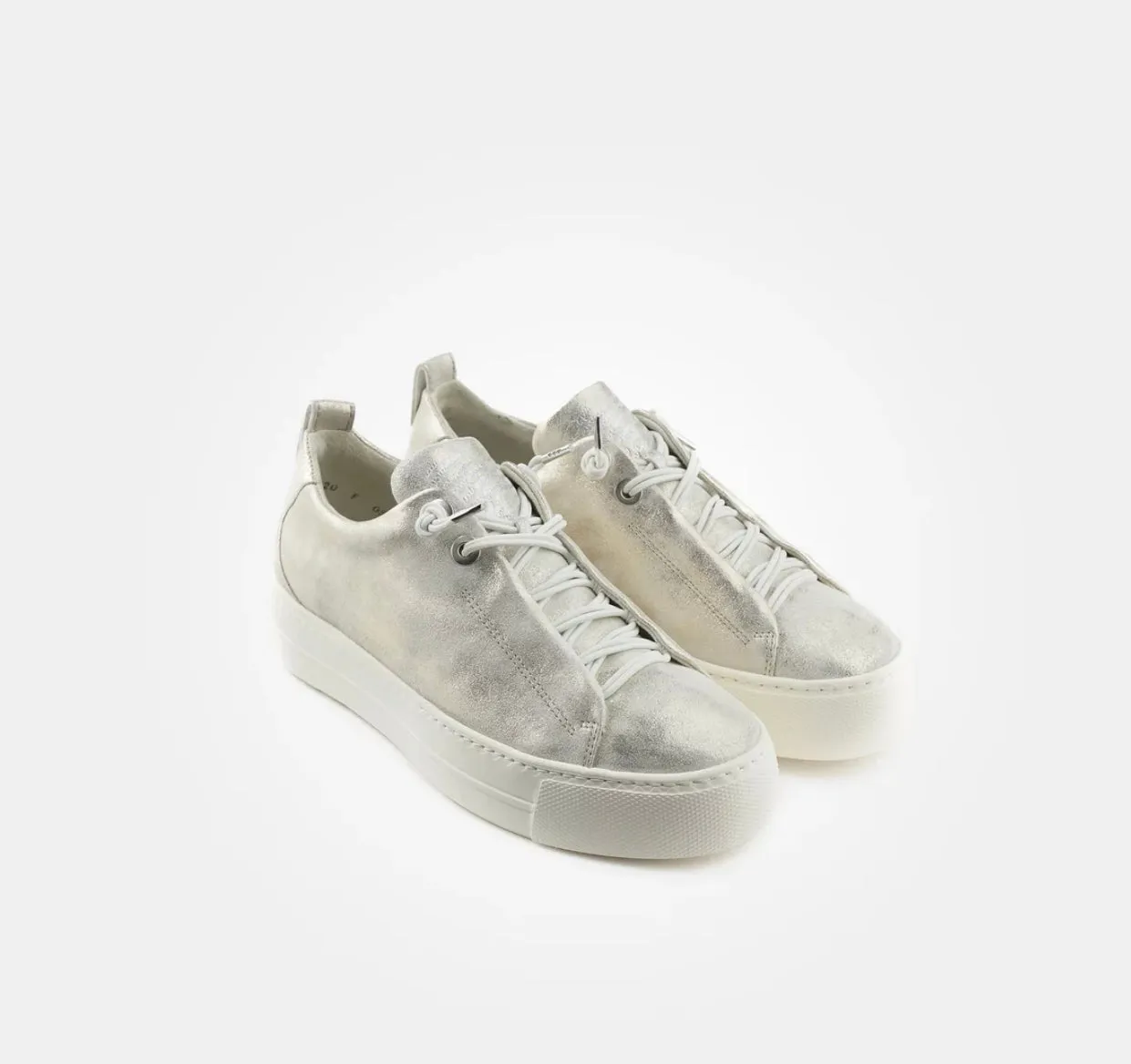 Paul Green - 5017 Gold Elastic Slip On Trainer