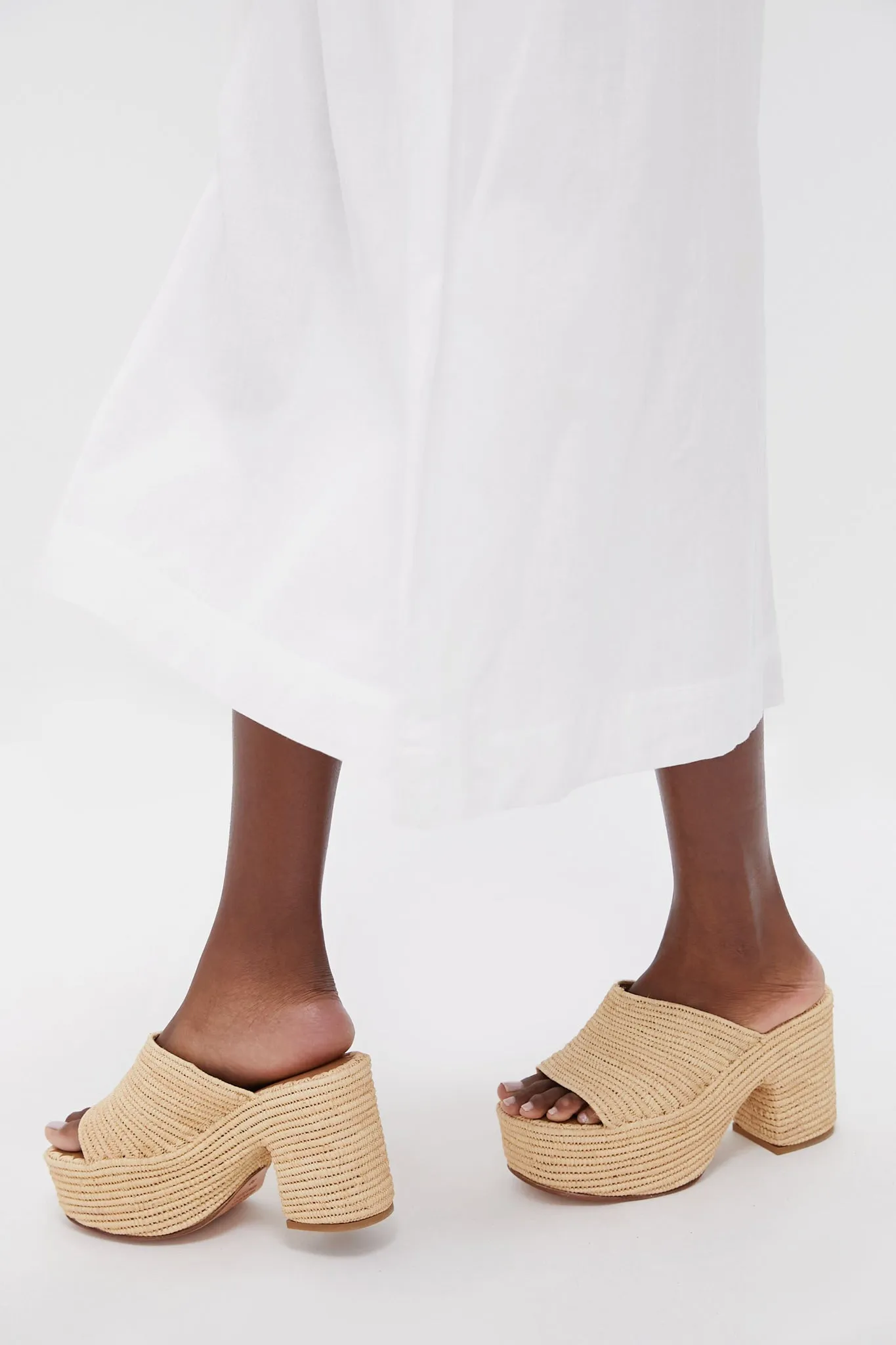 Pearl Zora Solid Tie Tank Dress