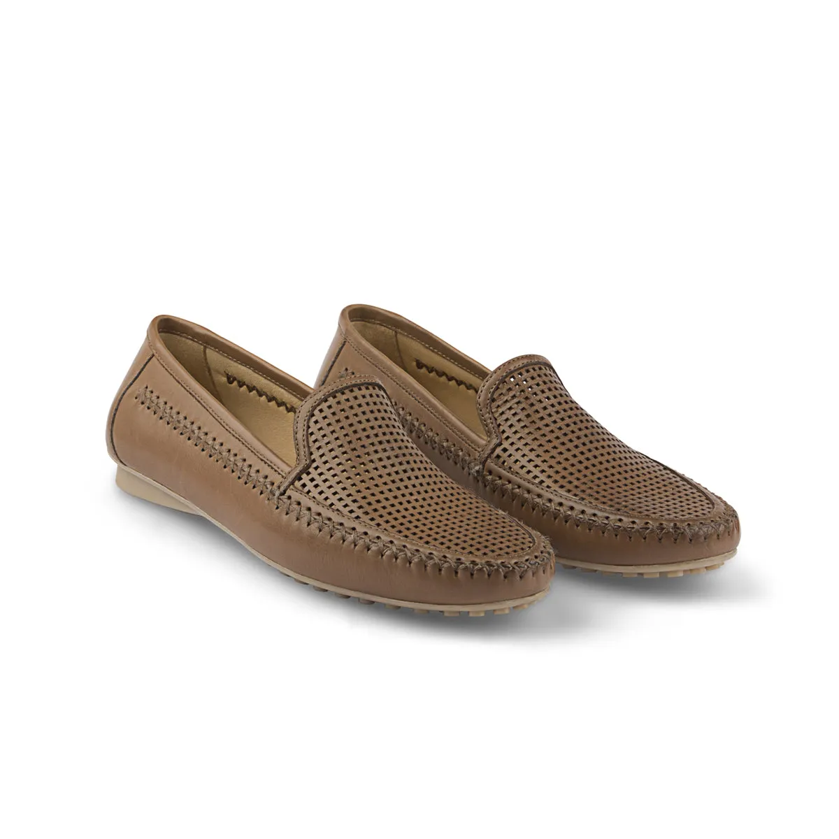 Perf Tulip - Butter Calf - Fossil