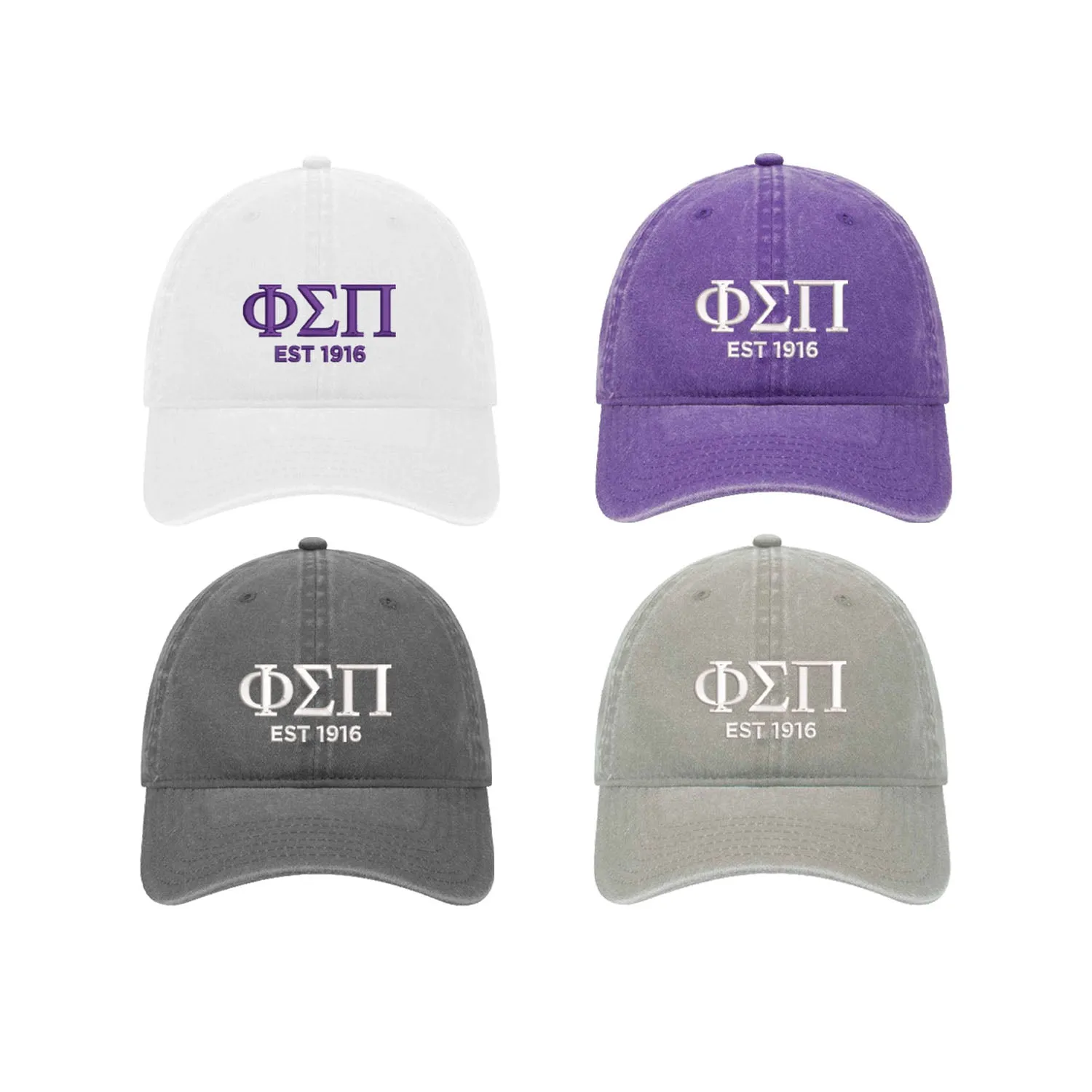 Phi Sigma Pi Est 1916 Relaxed Fit Hat