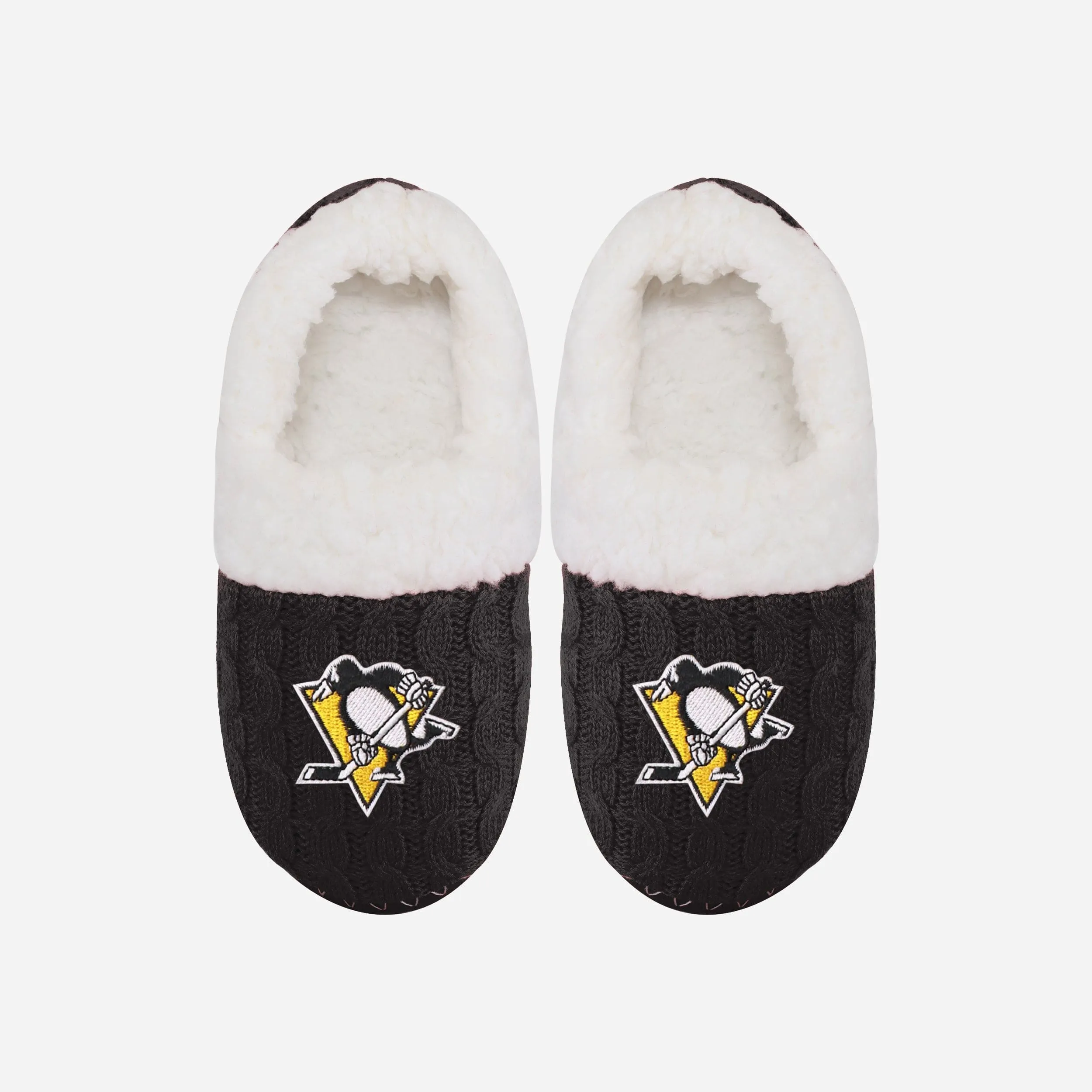 Pittsburgh Penguins Womens Team Color Moccasin Slipper