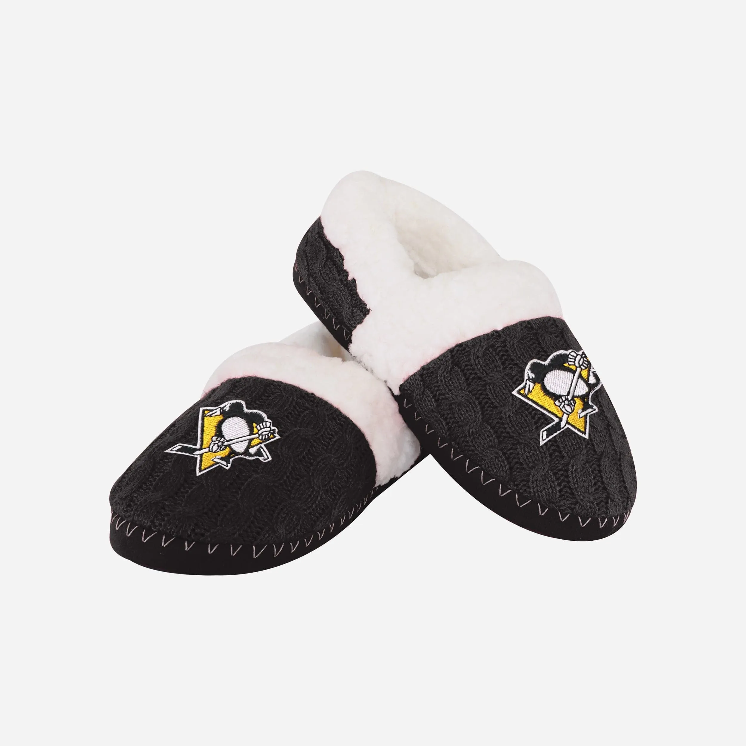 Pittsburgh Penguins Womens Team Color Moccasin Slipper