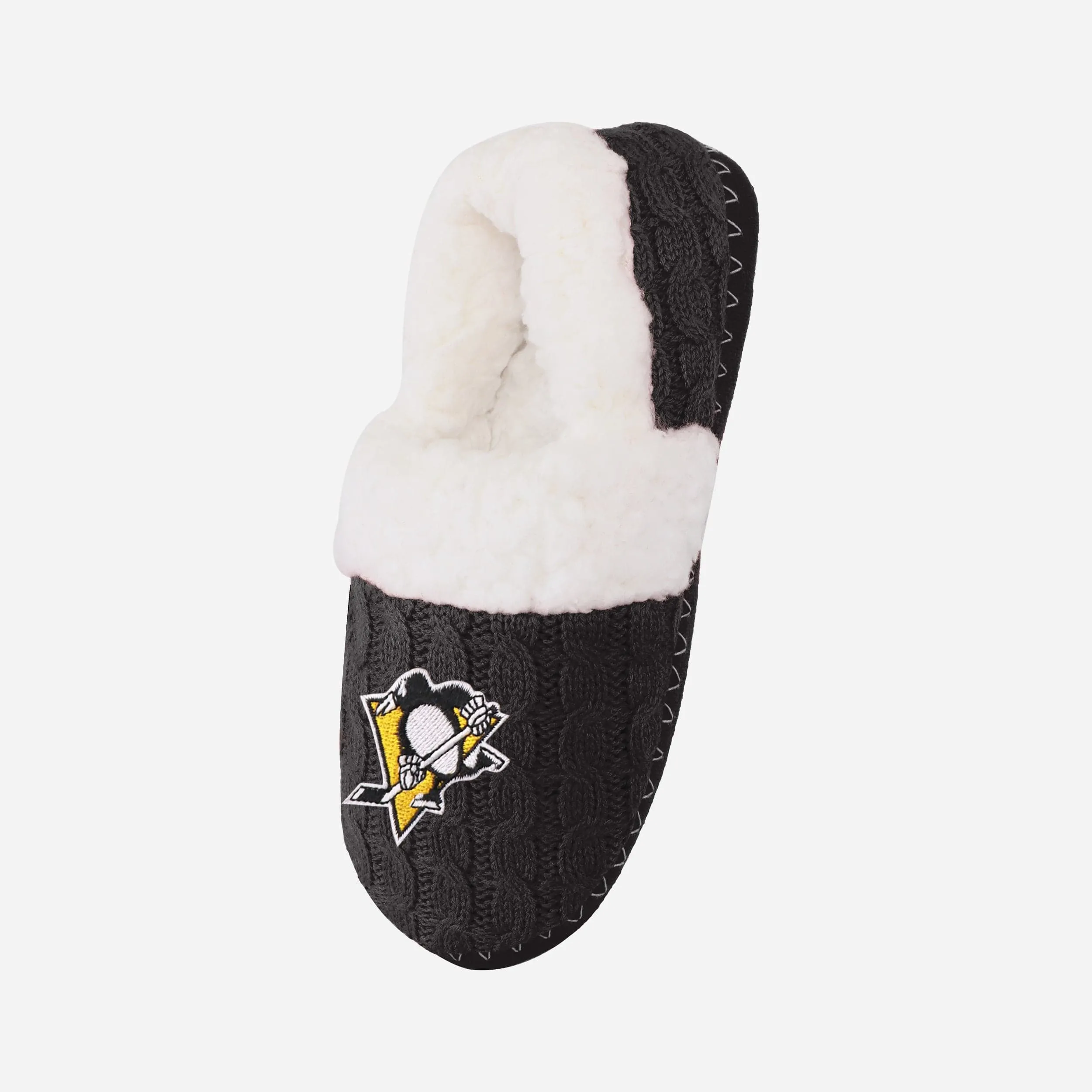 Pittsburgh Penguins Womens Team Color Moccasin Slipper