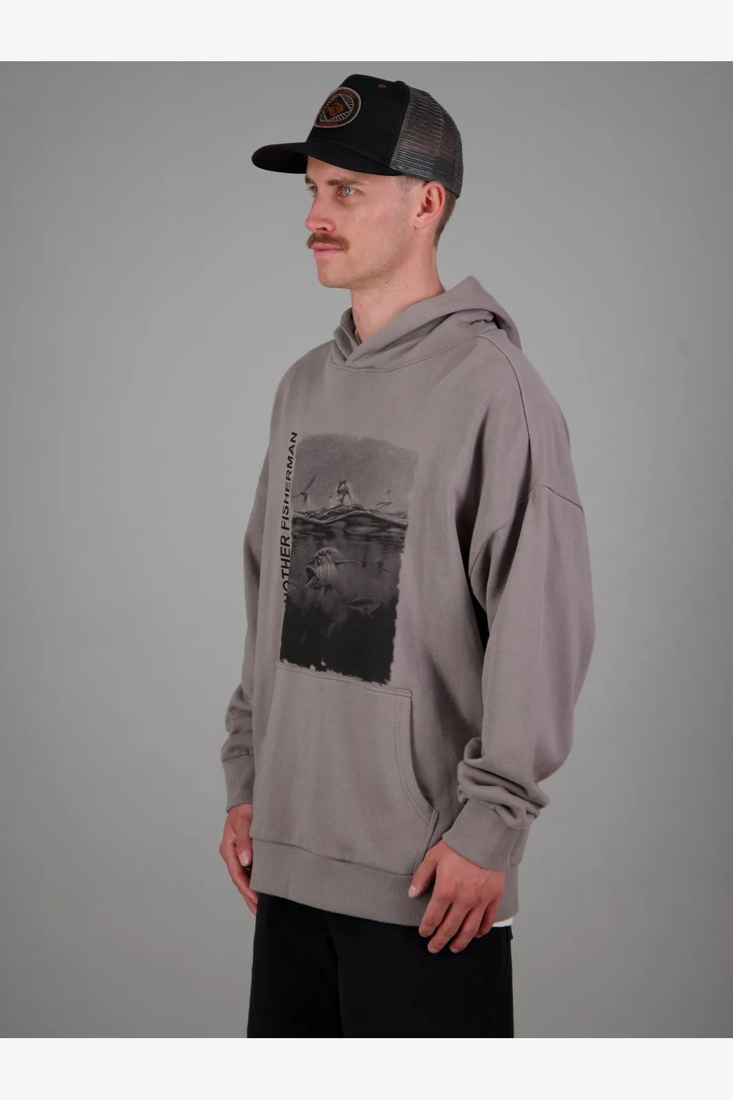 PREMIUM BUST UP HOOD - GREY