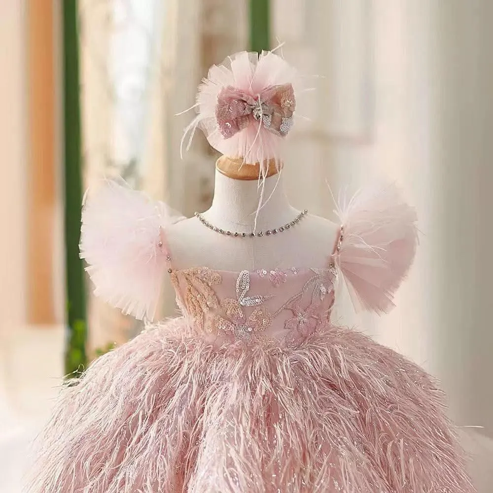 Princess Style Dress for Parties, Birthday Cute Outfits, Adorable Baby Dresses