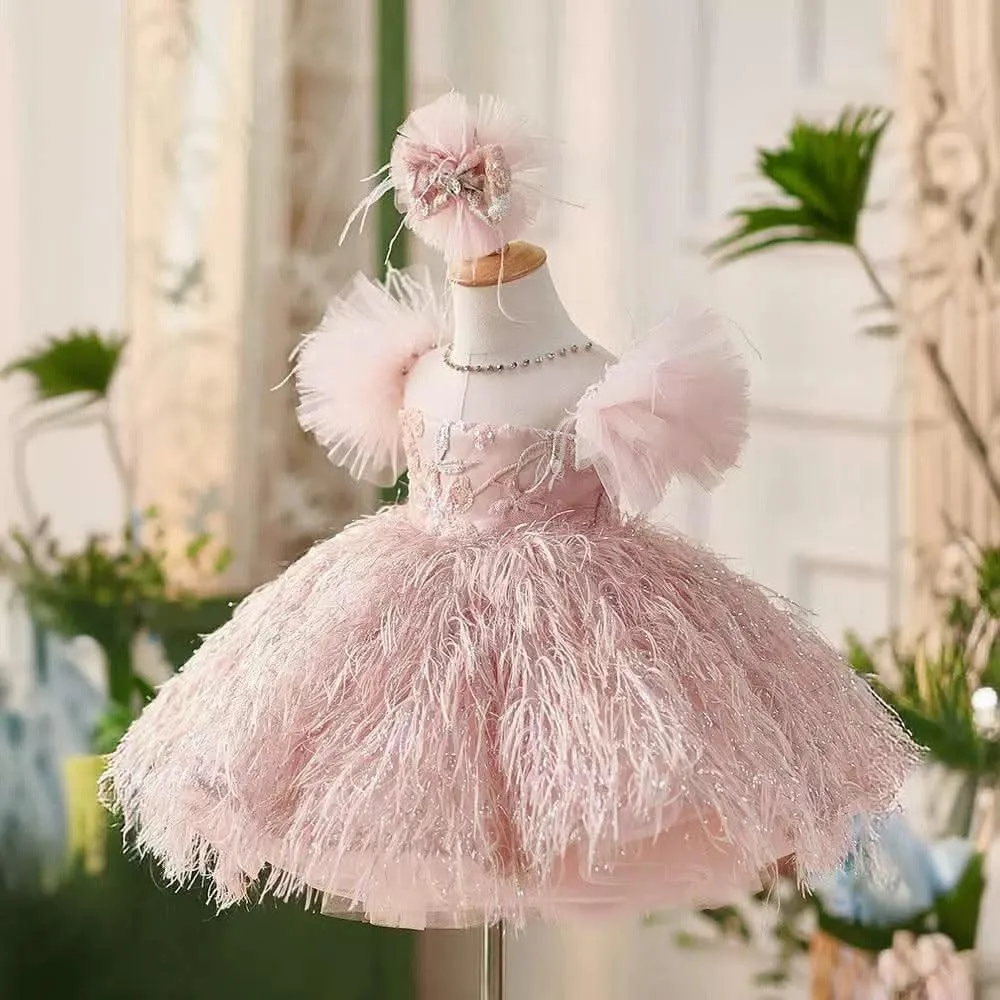 Princess Style Dress for Parties, Birthday Cute Outfits, Adorable Baby Dresses
