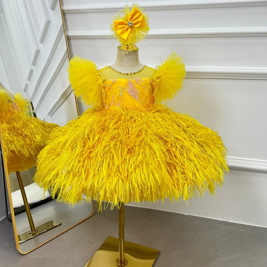 Princess Style Dress for Parties, Birthday Cute Outfits, Adorable Baby Dresses