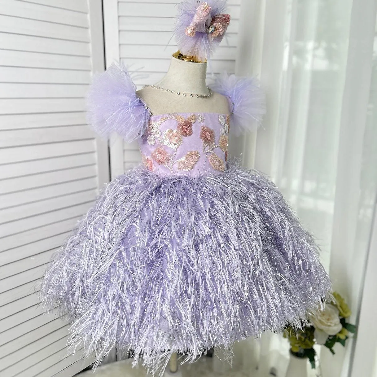 Princess Style Dress for Parties, Birthday Cute Outfits, Adorable Baby Dresses