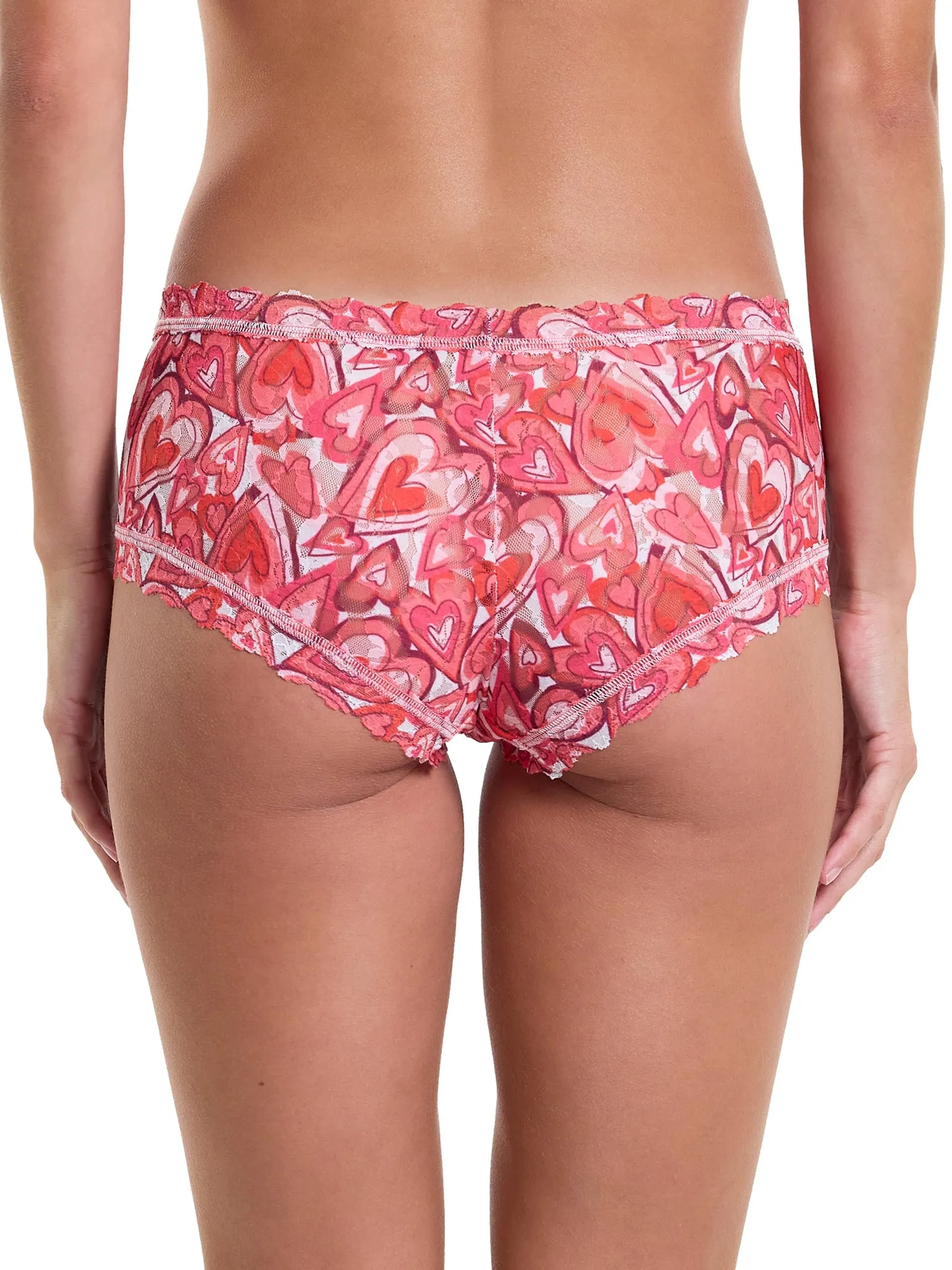 Printed Signature Lace® Boyshort Lots Of Love Sale