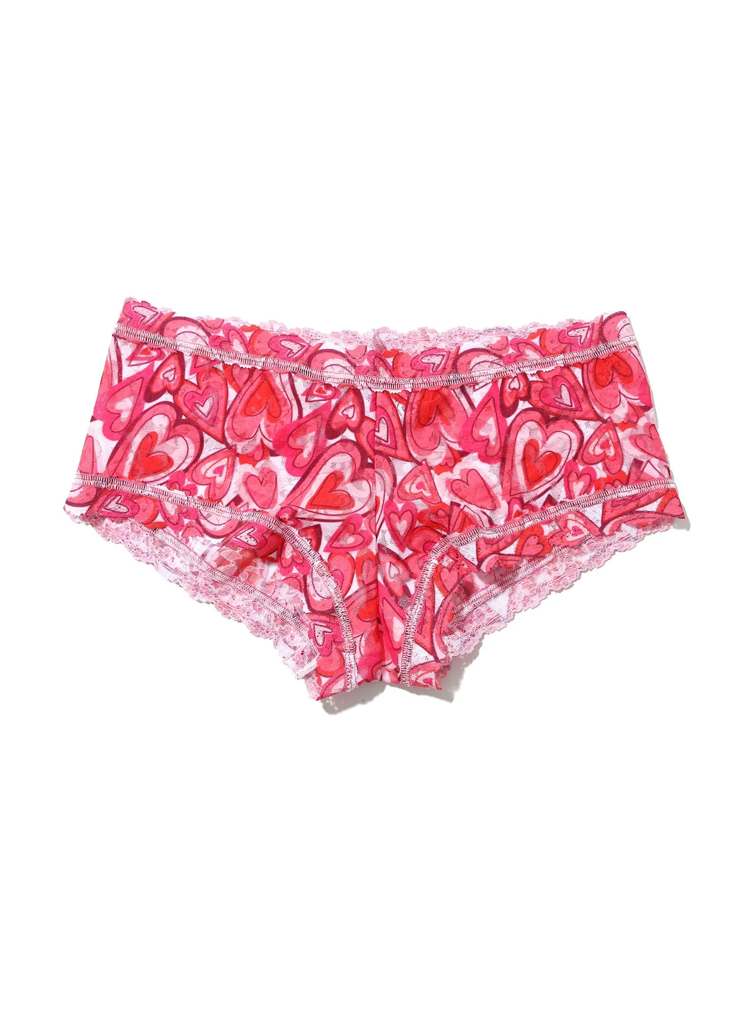 Printed Signature Lace® Boyshort Lots Of Love Sale