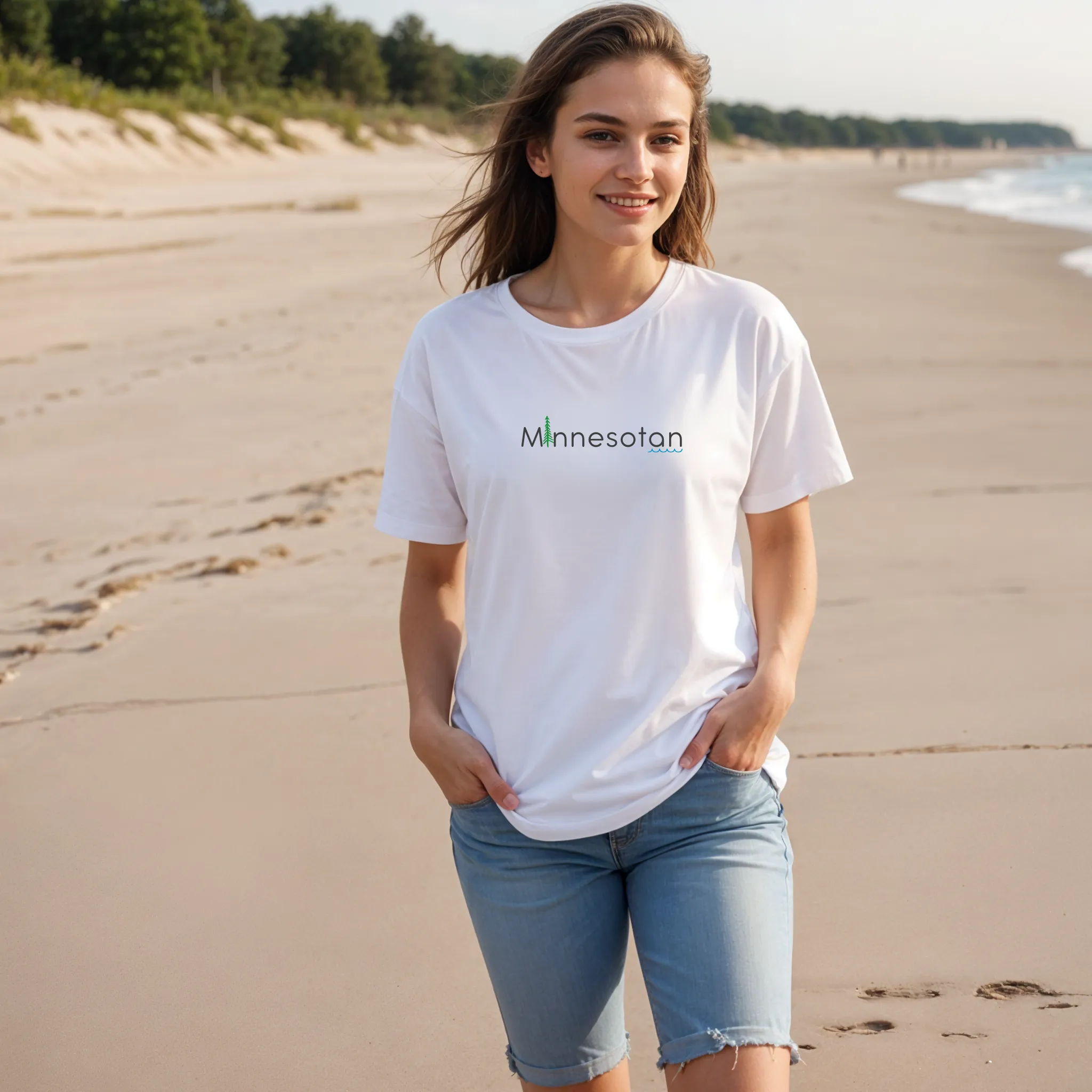 "Minnesotan" Relaxed Fit Crew Unisex T-Shirt