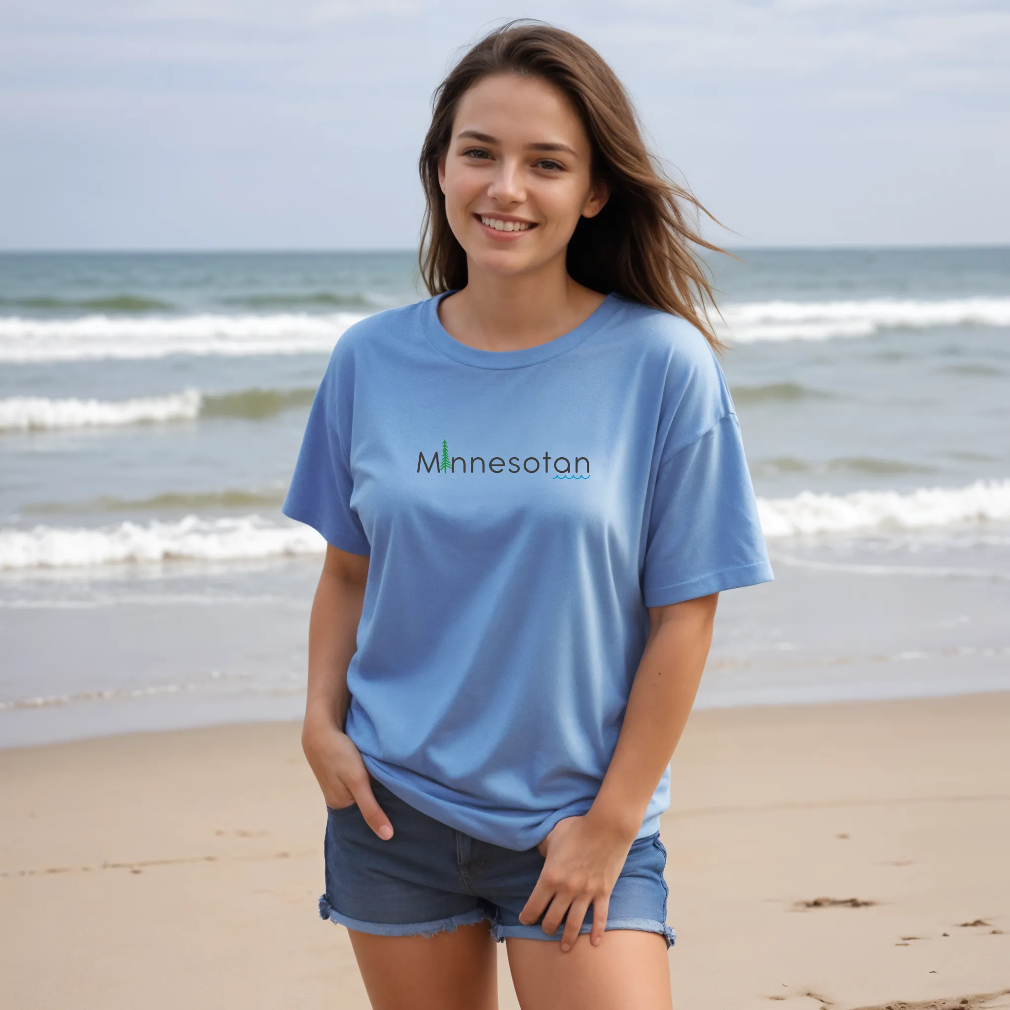 "Minnesotan" Relaxed Fit Crew Unisex T-Shirt