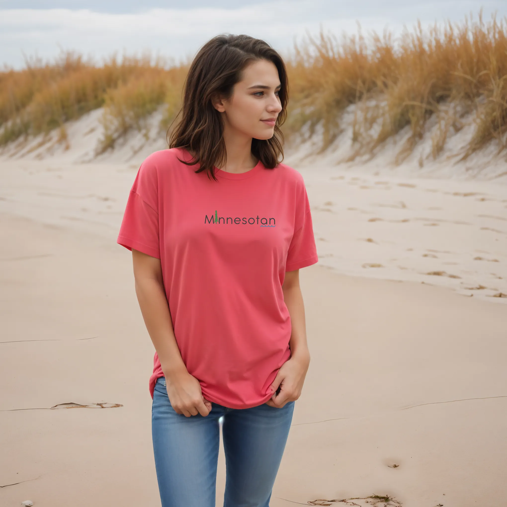 "Minnesotan" Relaxed Fit Crew Unisex T-Shirt
