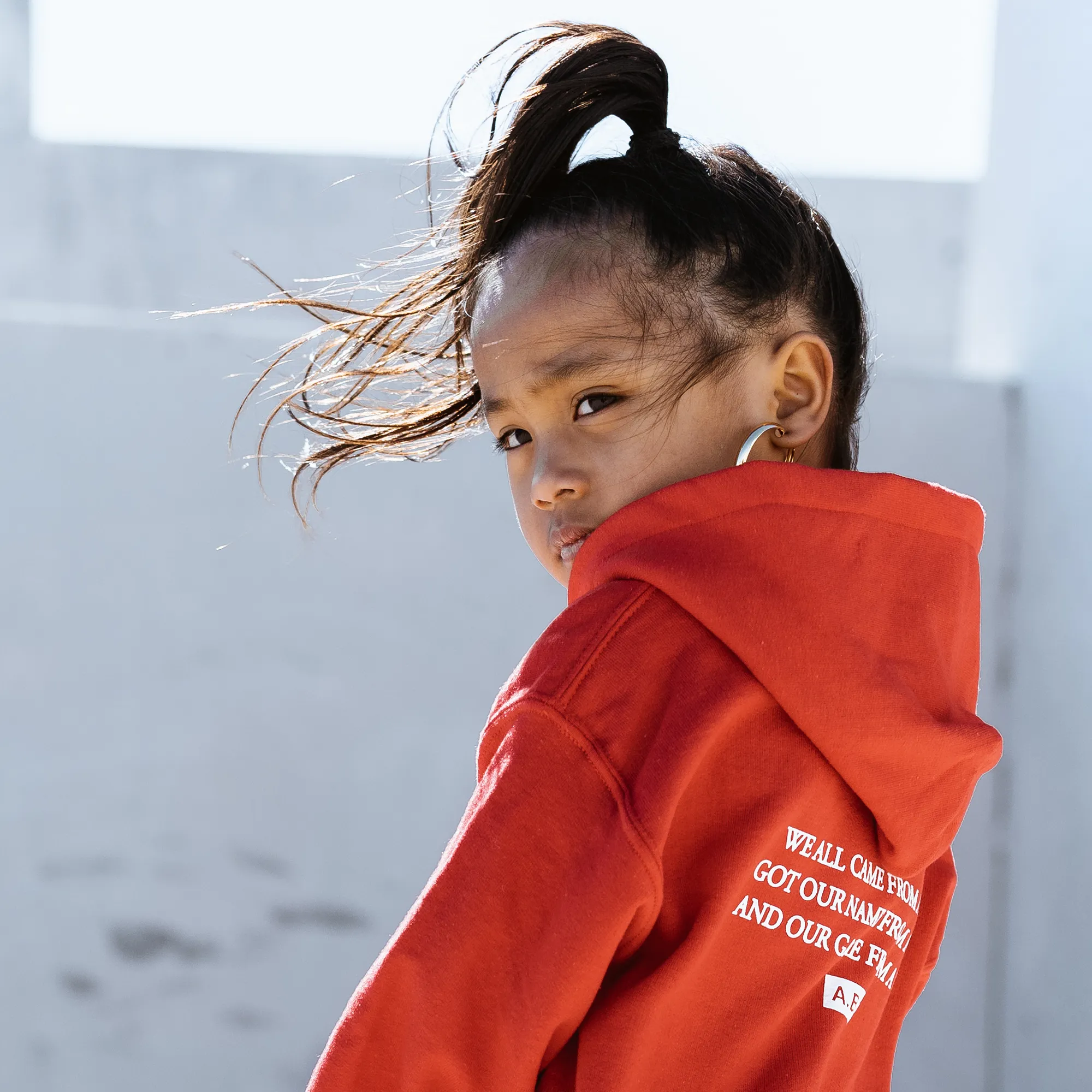 RAISED BY WOMEN HOODIE (RED)