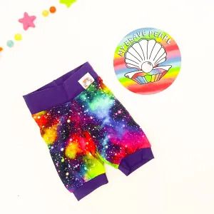 Ready To Ship 3-6M Galaxy Cycling Shorts