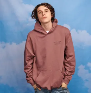 Relaxed Hoodie "Berlin Travel Club Typo" - Kaffa