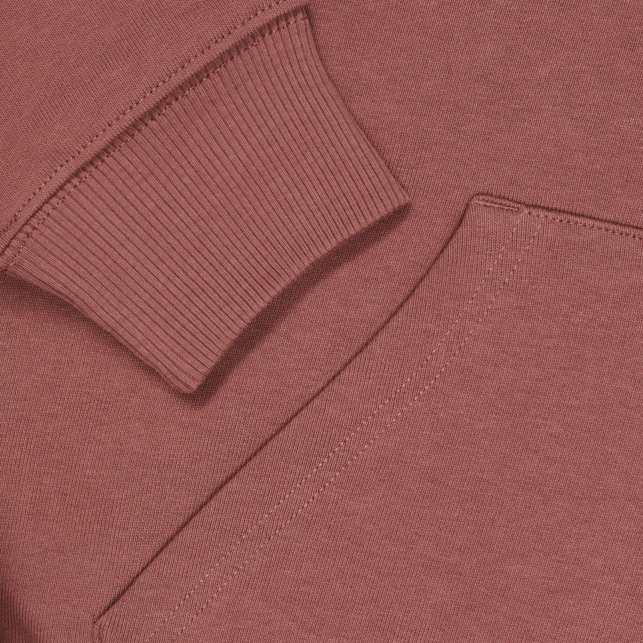 Relaxed Hoodie "Berlin Travel Club Typo" - Kaffa