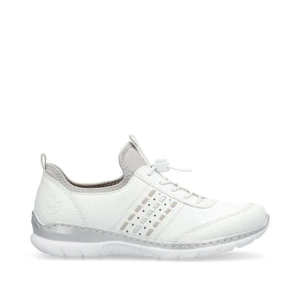 Rieker L3259-80 Nikita Womens Shoes - White