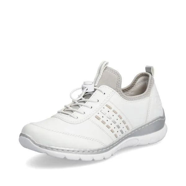 Rieker L3259-80 Nikita Womens Shoes - White