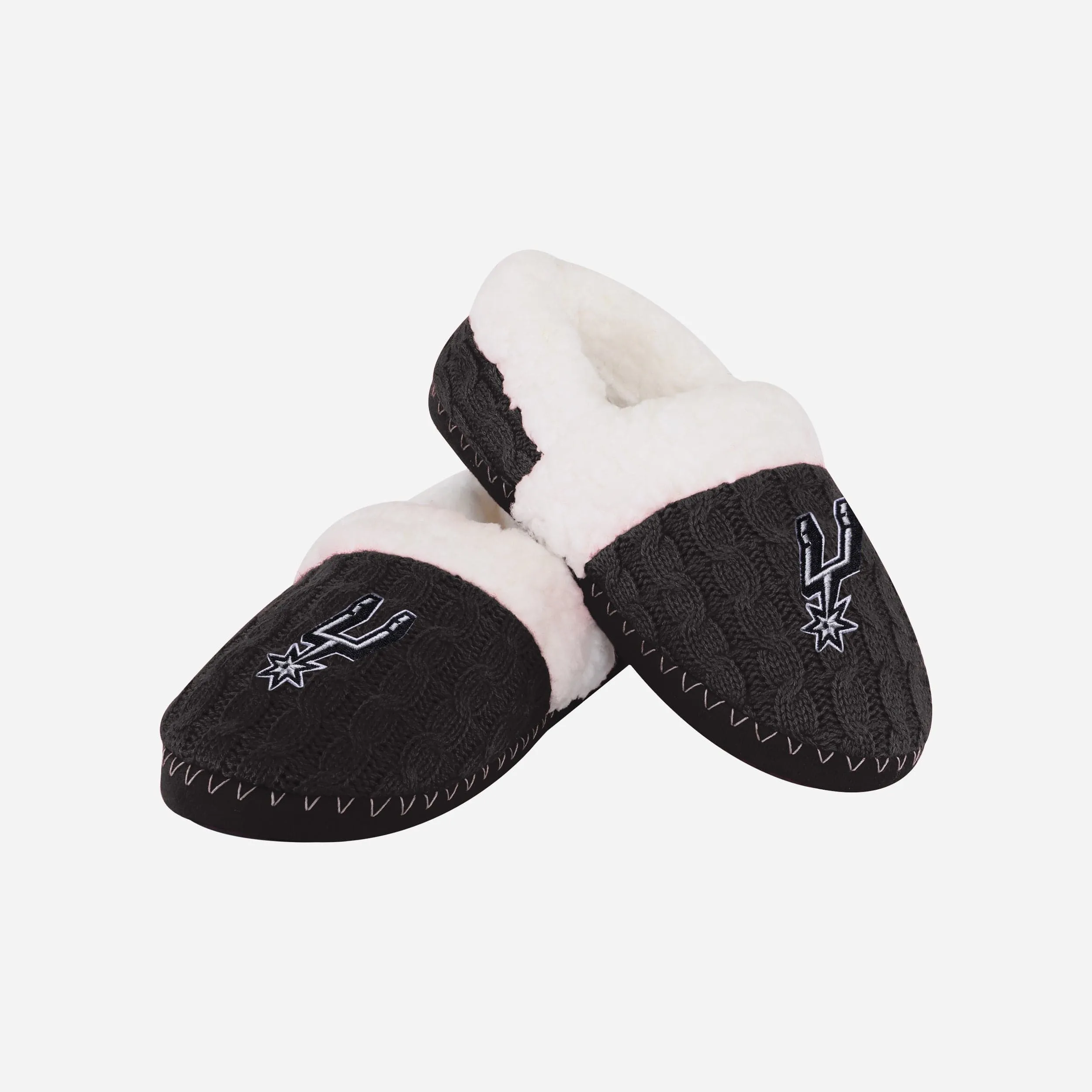 San Antonio Spurs Womens Team Color Moccasin Slipper