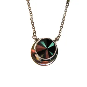 Sarah Coventry Faceted Hematite Pendant Necklace