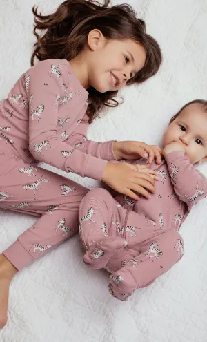Savannah Zebra PJ Set