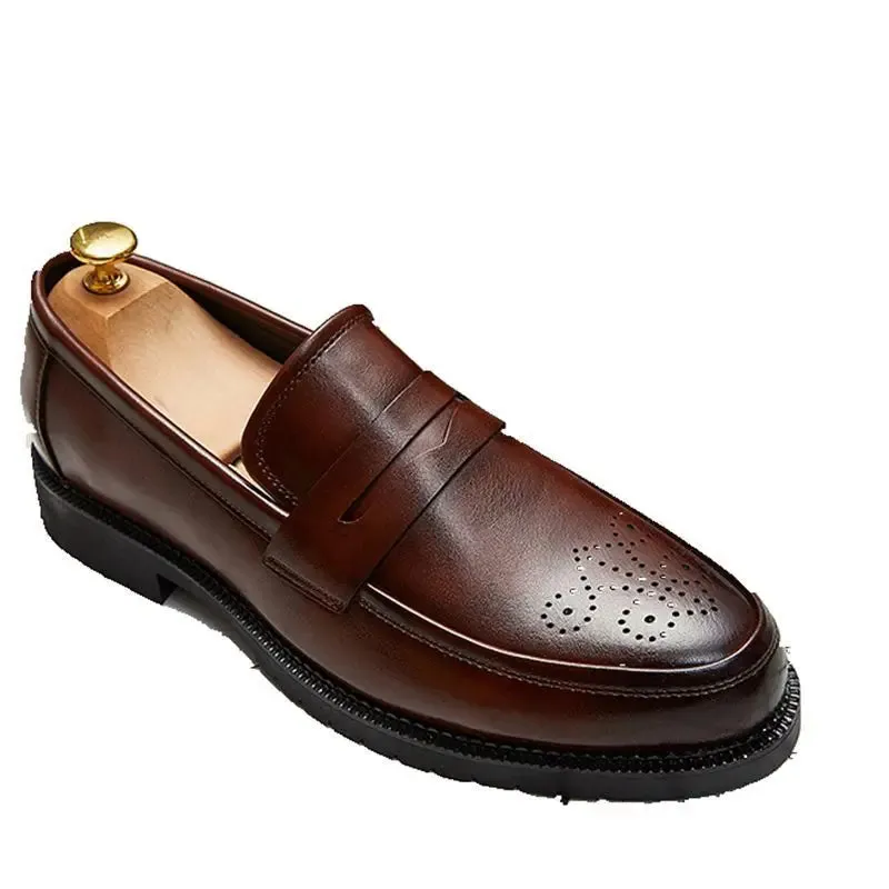Schoensten boutique Formal Chef Big Size Breathable Loafers