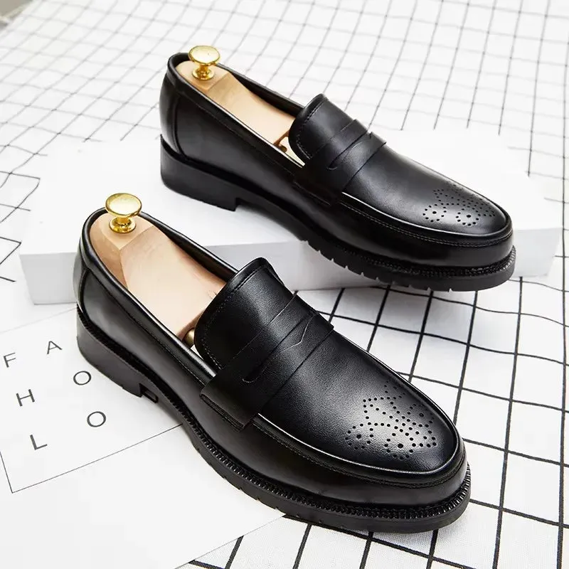 Schoensten boutique Formal Chef Big Size Breathable Loafers