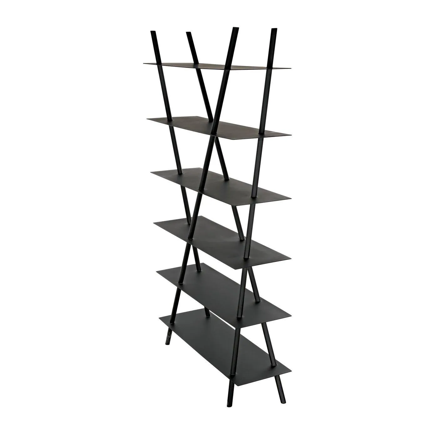 Siddhartha Bookcase, Black Metal