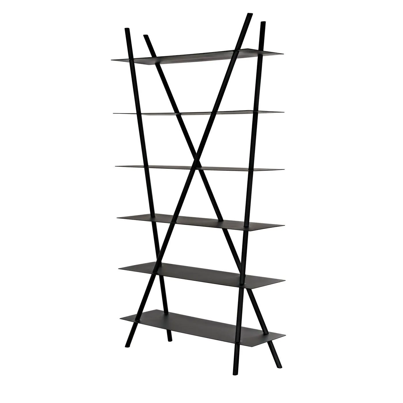 Siddhartha Bookcase, Black Metal