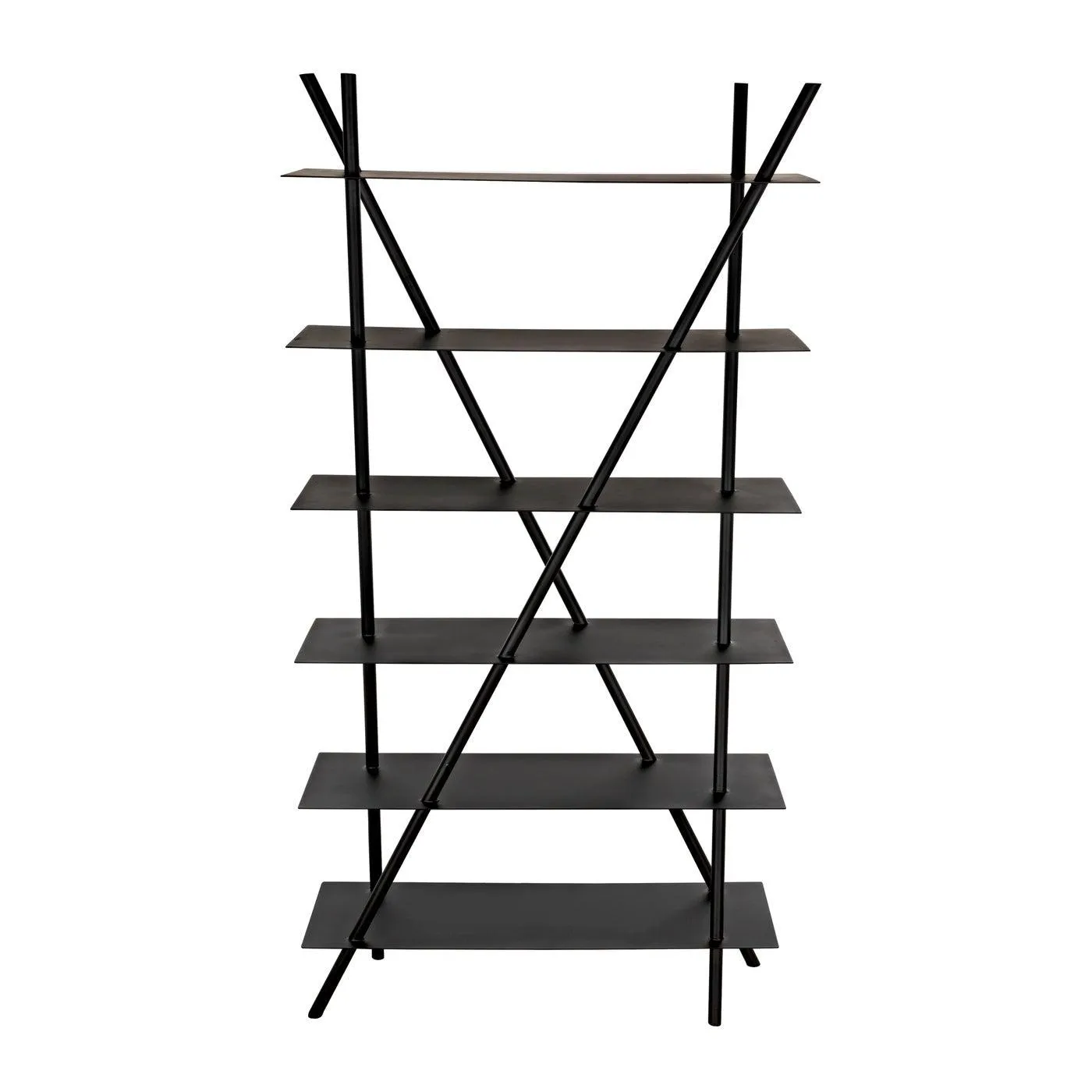 Siddhartha Bookcase, Black Metal