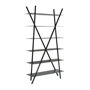 Siddhartha Bookcase, Black Metal