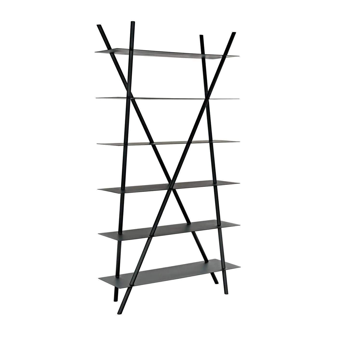 Siddhartha Bookcase, Black Metal