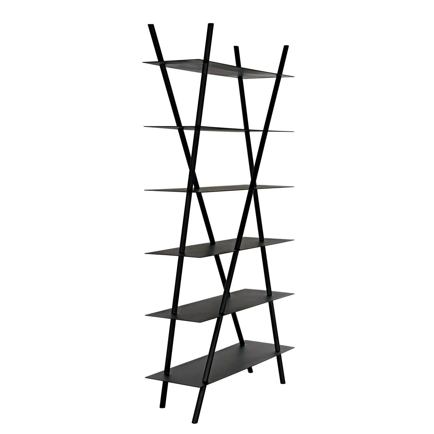 Siddhartha Bookcase, Black Metal