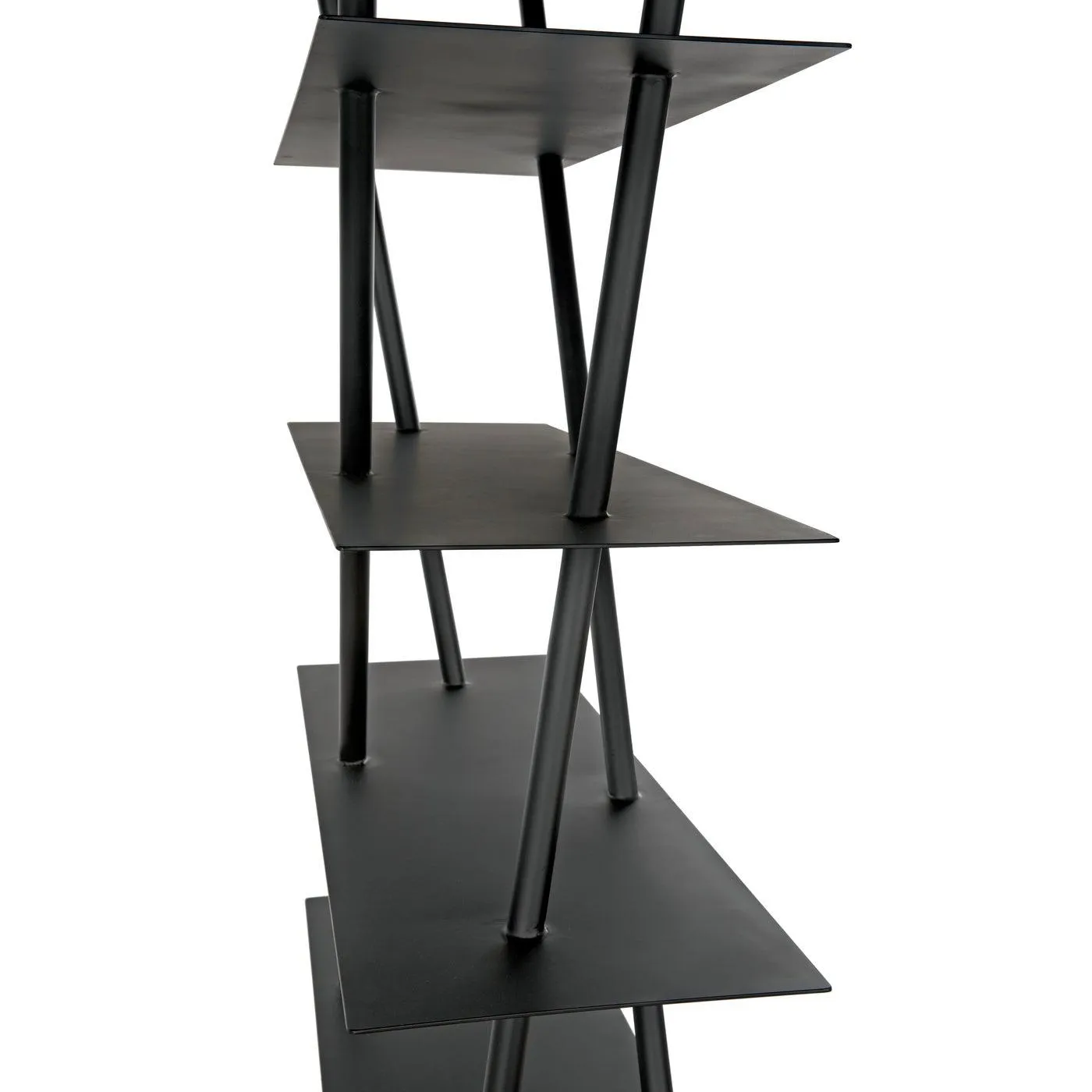 Siddhartha Bookcase, Black Metal