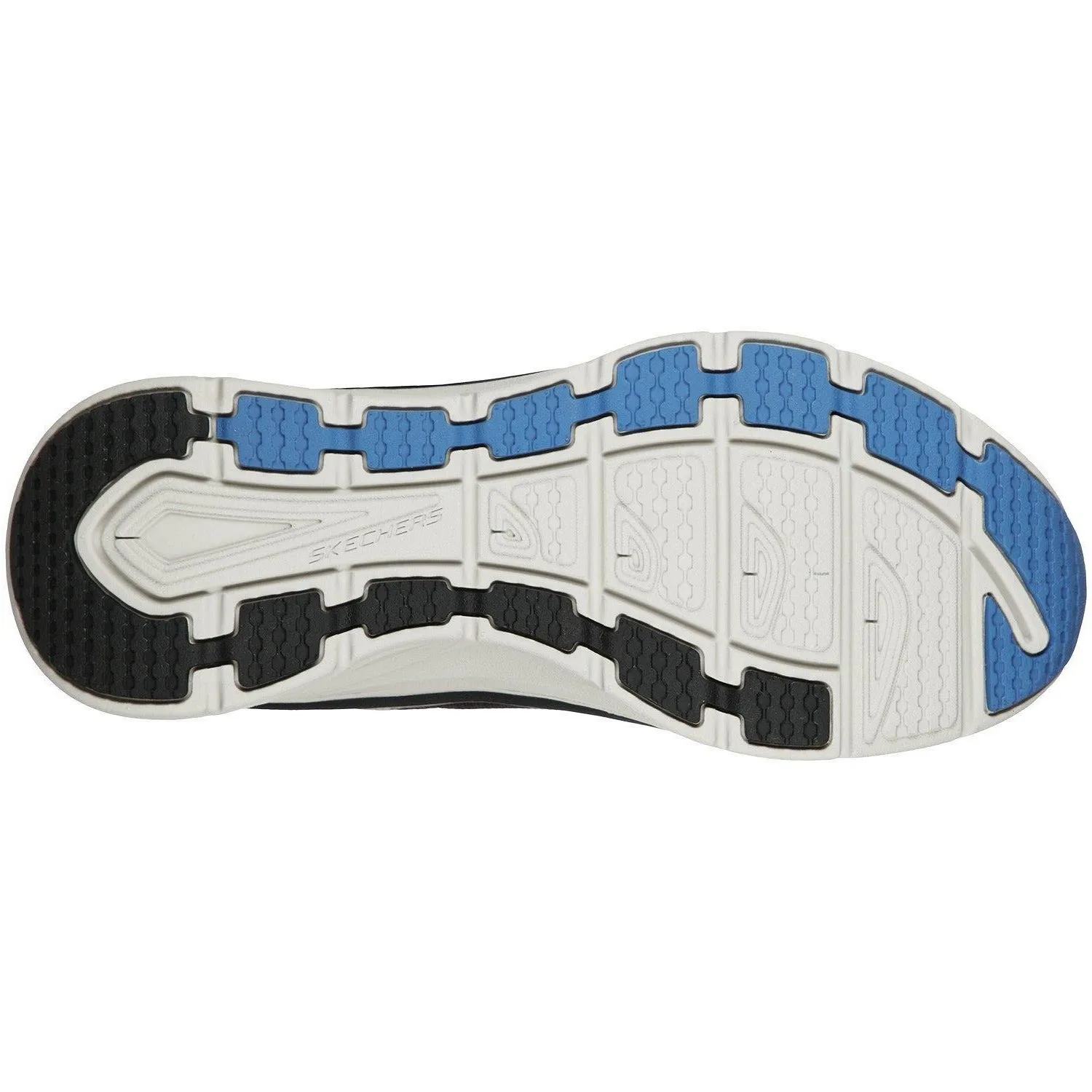 Skechers 232260 D'lux Mainstream Walking-Sneaker für Herren in weiter Passform