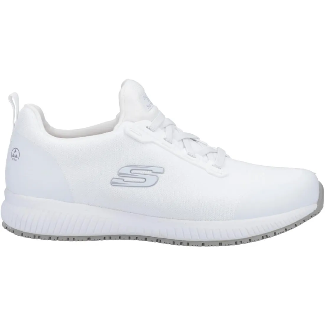 Skechers Slip Resistant Squad Myton Trainers White 46