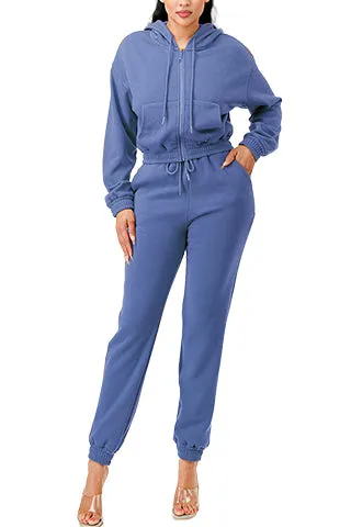 SOFT COMFY FLEECE HOODIE SET(MMS3005) <Bundle>