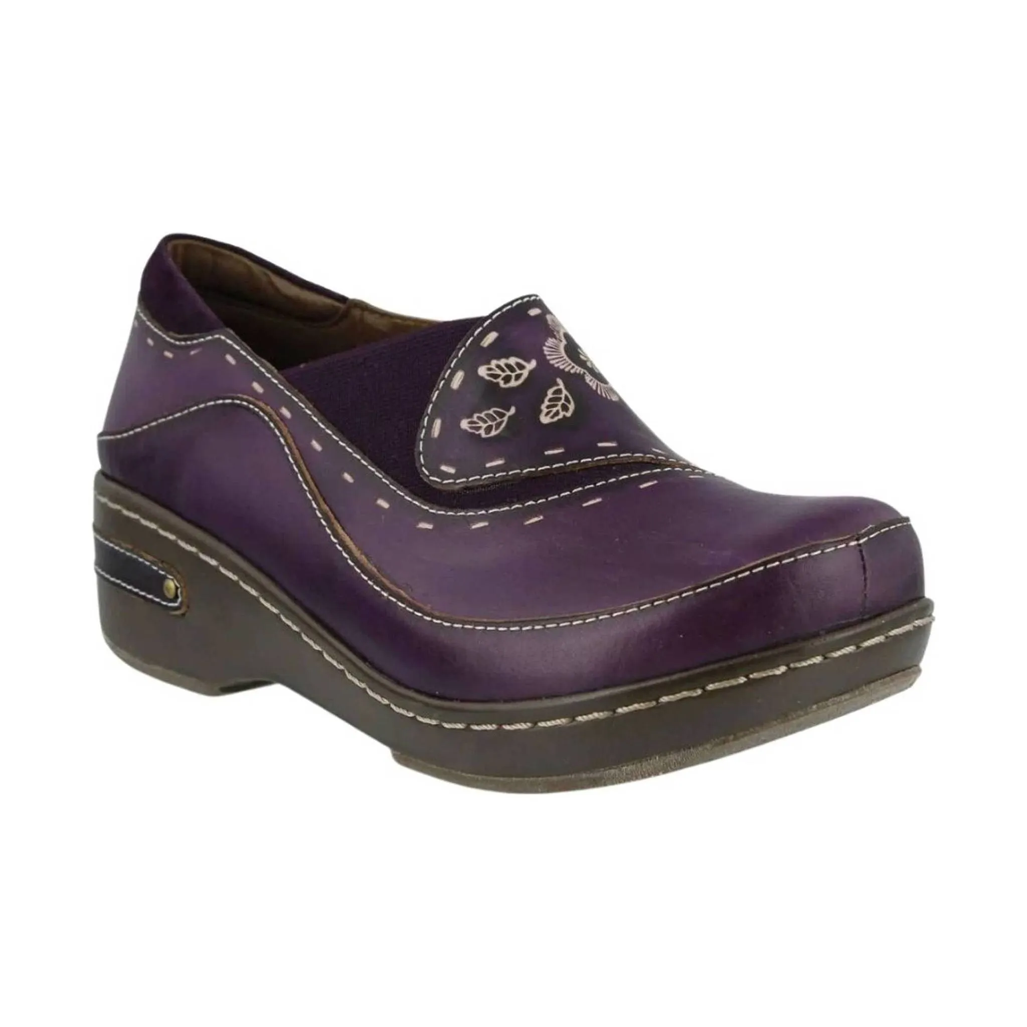 Spring Step L'artiste Women's Burbank Clogs - Purple