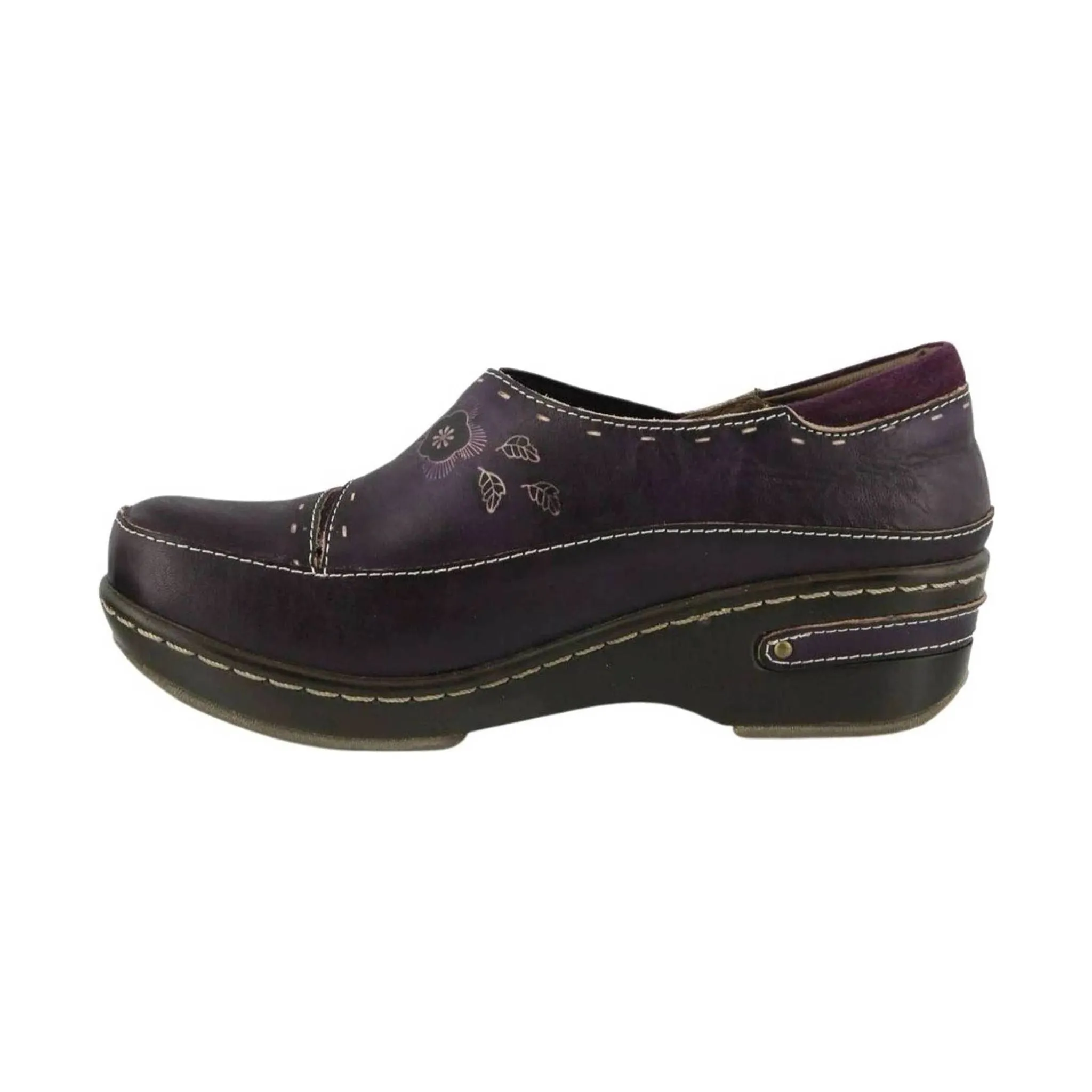 Spring Step L'artiste Women's Burbank Clogs - Purple