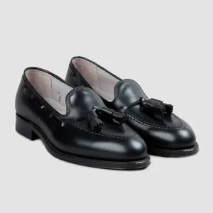 Tassel Loafer Black Calfskin 660