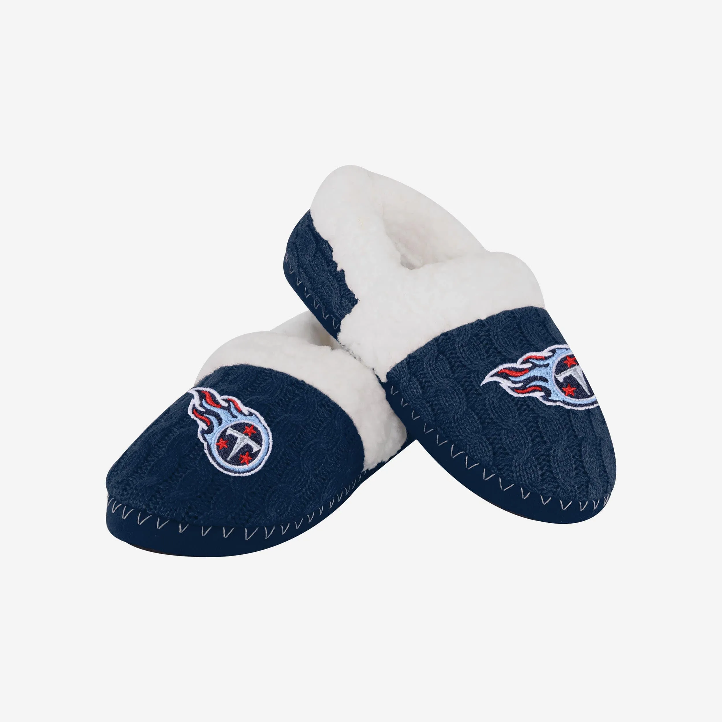 Tennessee Titans Womens Team Color Moccasin Slipper