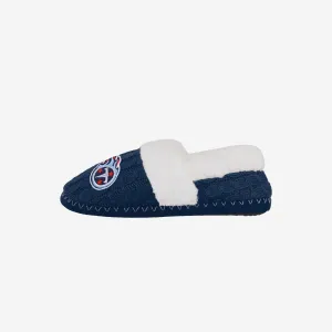 Tennessee Titans Womens Team Color Moccasin Slipper