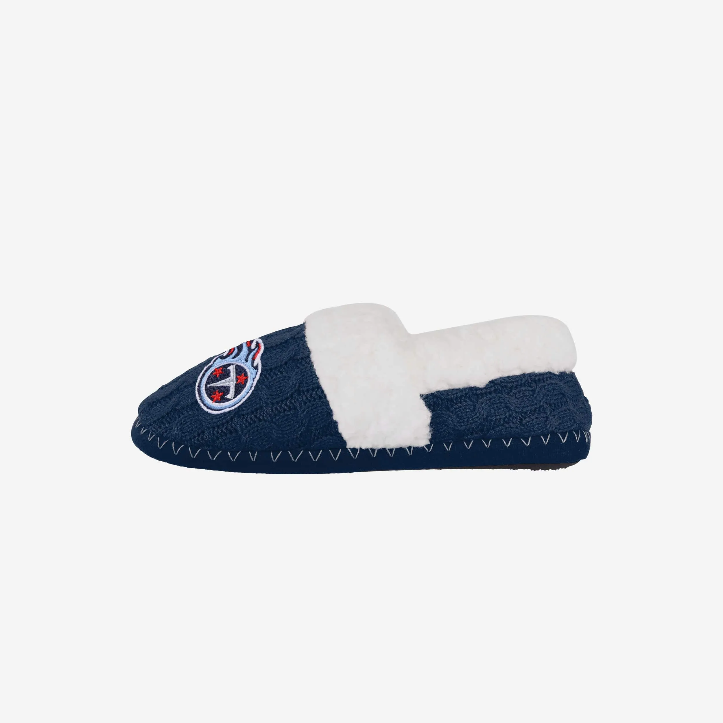 Tennessee Titans Womens Team Color Moccasin Slipper