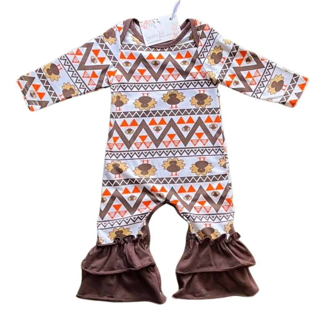 Thanksgiving Flare-Leg Jumpsuit