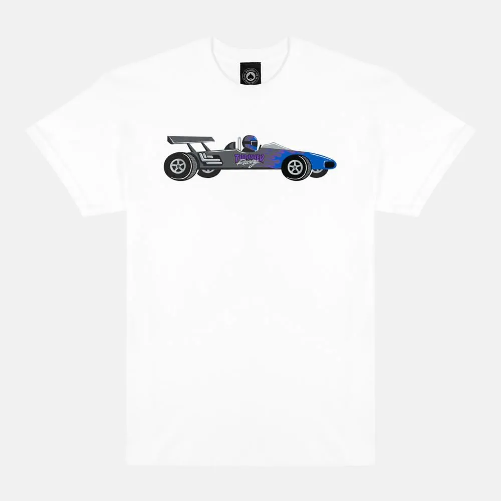 Thrasher T-Shirt Racecar - White