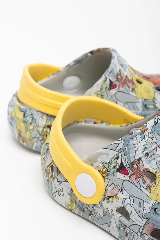 Tom & Jerry Clog Grey