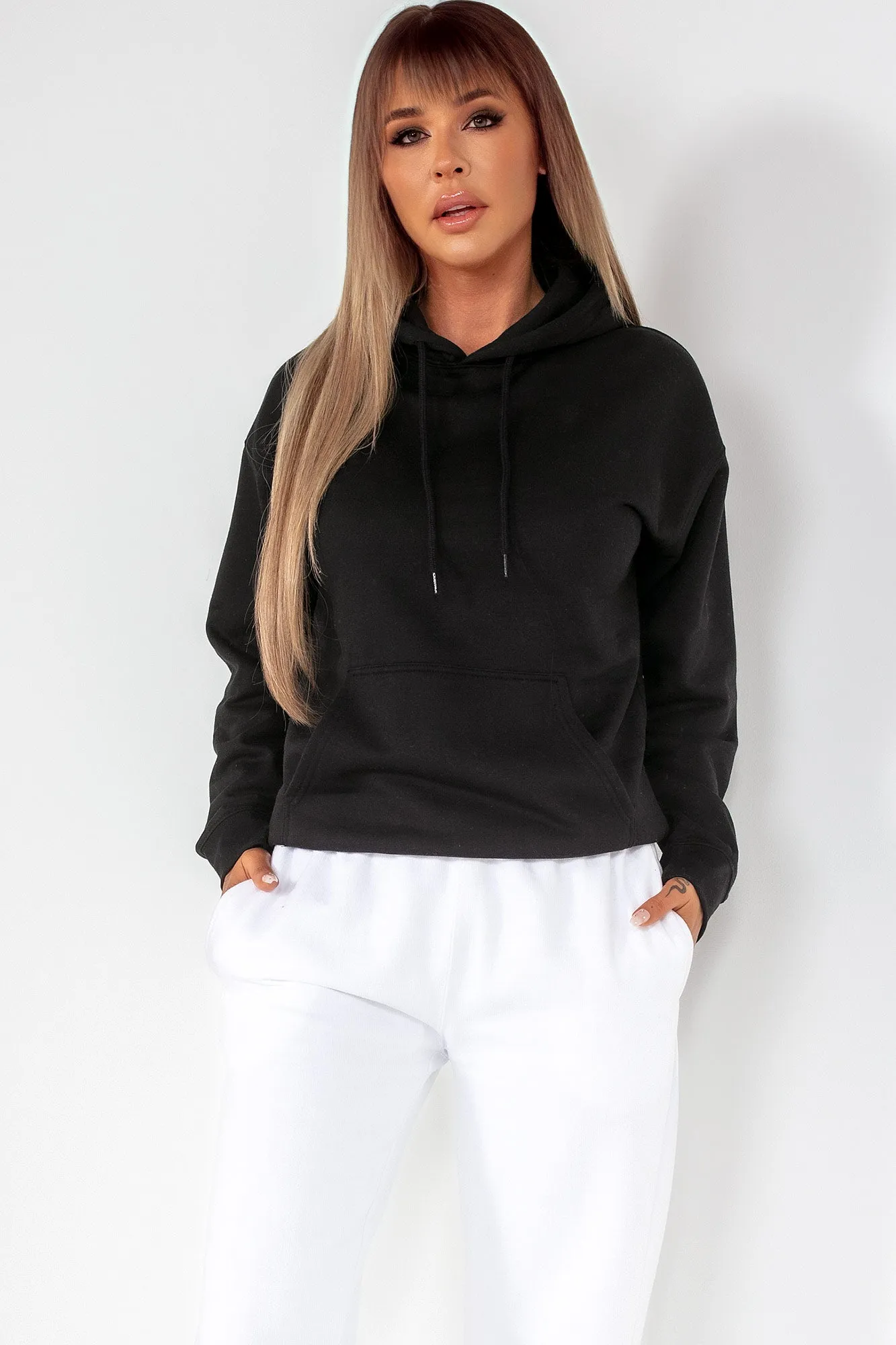 Toni Black Oversized Hoodie